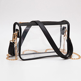 Clear Rectangle Crossbody Bag