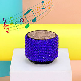 Mini Portable Bling Studded Wireless Speaker