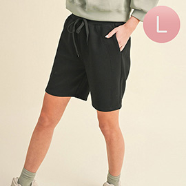 Large - Sporty Chic Scuba Shorts