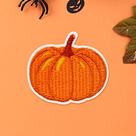 Thanksgiving Pumpkin Iron On Patch