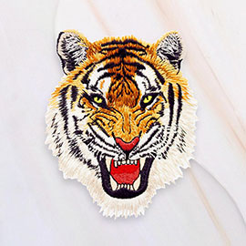 Tiger Iron On Patch