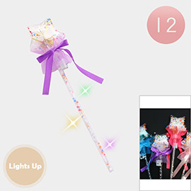 12PCS - Glow Up Star Magic Wands