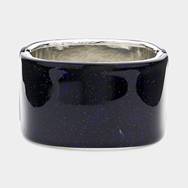 Celluloid Acetate Hinged Bangle Bracelet