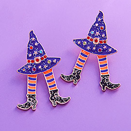 Enamel With Legs Earrings