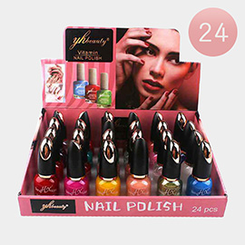 24PCS - Vitamin Nail Polish