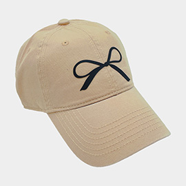 Rubber Bow Baseball Cap