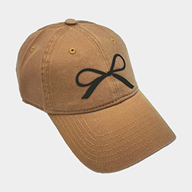 Rubber Bow Baseball Cap