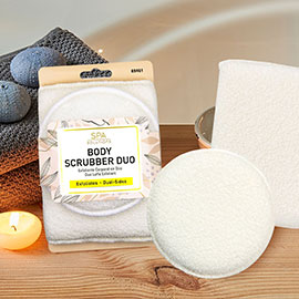 2PCS - Body Scrubber Duo