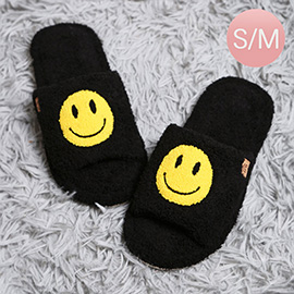 Smile Face Pointed Soft Home Indoor Floor Slippers