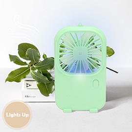 LED Summer USB Charge Hand Fan 