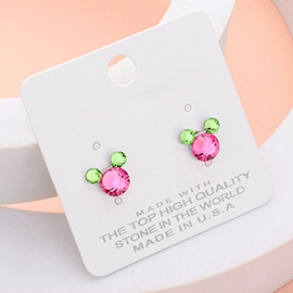 Mouse Character Stud Earrings