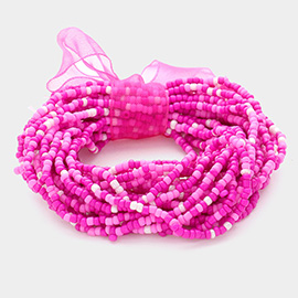 25PCS - Seed Beaded Stretch Bracelets