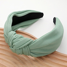 Plain Knot Pointed Headband