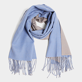 Two Tone Oblong Scarf