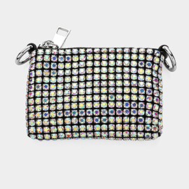 Bling Studded Mini Hand Bag / Crossbody Bag