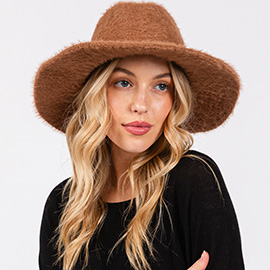 Fuzzy Fedora Hat