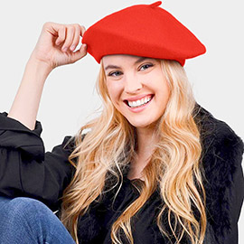 Solid Color French Beret Hat