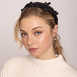 Bow Detailed Fabric Headband