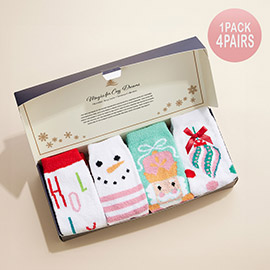 4Pairs - Christmas Bundle Gift Socks Set