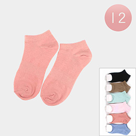 12Paris - Low Cut Plain Socks