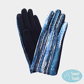 Yarn Embroidered Smart Touch Gloves