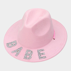 Bling BABE Message Pointed Western Cowboy Hat