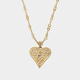 Zodiac Heart Pendant Necklace