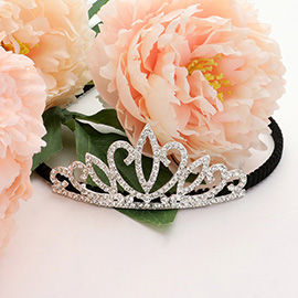 Rhinestone Paved Princess Tiara