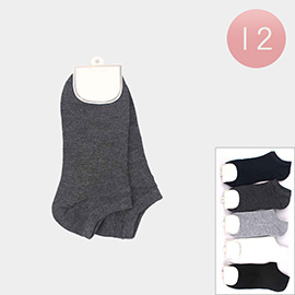 12Paris - Low Cut Plain Socks