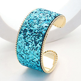 Sparkly Glittered Cuff Bracelet