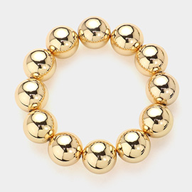 Metal Ball Stretch Bracelet