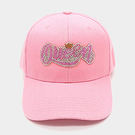 Bling Queen Message Pointed Baseball Cap