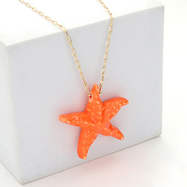 Starfish Pendant Necklace