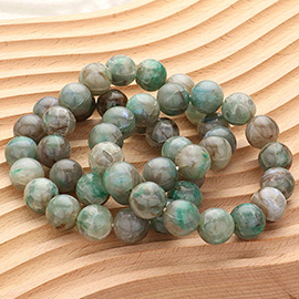 3PCS - Natural Stone Beaded Stretch Multi Layered Bracelets