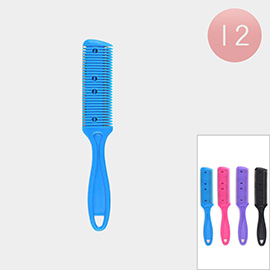 12PCS - Multi-Functional Single Blade Razor Comb