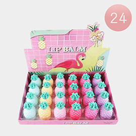 24PCS - Pineapple Lip Balms