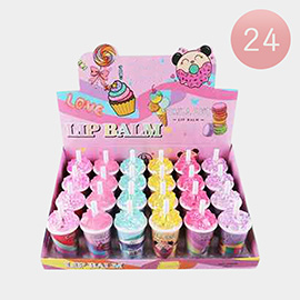 24PCS - Tumbler Lip Balms