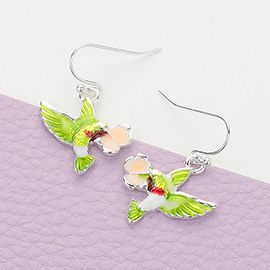 Humming Bird Dangle Earrings