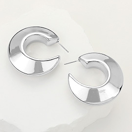 Metal Hoop Earrings