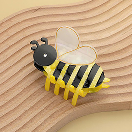 Honey Bee Hair Claw Clip