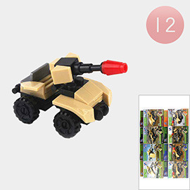 12PCS - Desert Military Building Block Toys