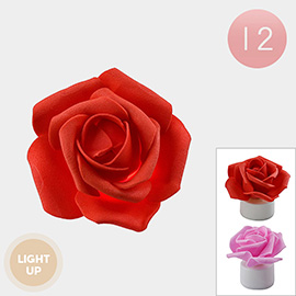 12PCS - Light Up Rose Decorative Lights