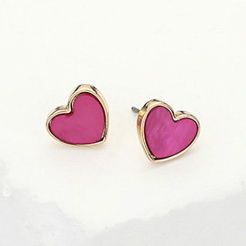 Heart Stud Earrings