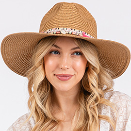 Boho Tassel Band Straw Sun Hat