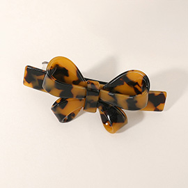 Celluloid Acetate Bow Barrette