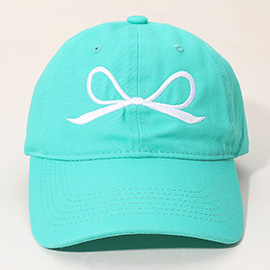 Ribbon Embroidered Baseball Cap