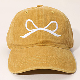 Ribbon Embroidered Baseball Cap