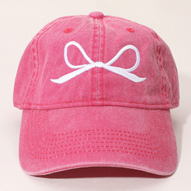 Ribbon Embroidered Baseball Cap