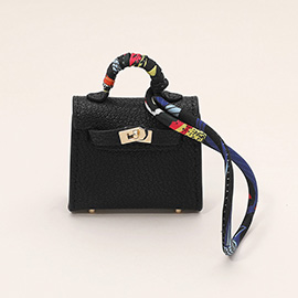 Faux Leather Elegant and Stylish Mini Purse / Bag Charm