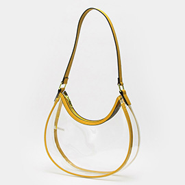 Transparent Shoulder Hobo Bag